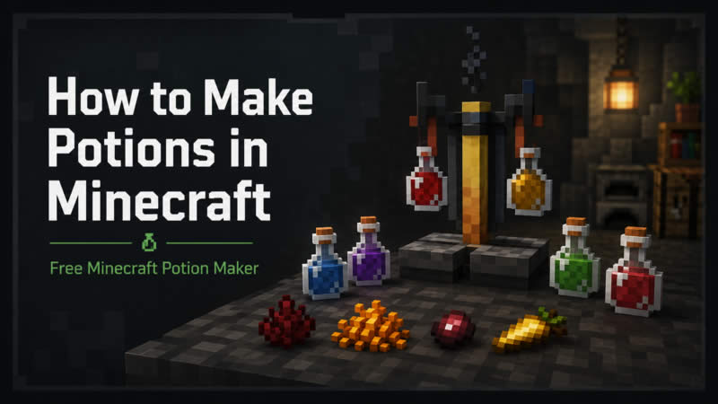 How to Make Potions in Minecraft with Our Free Minecraft Potion Maker