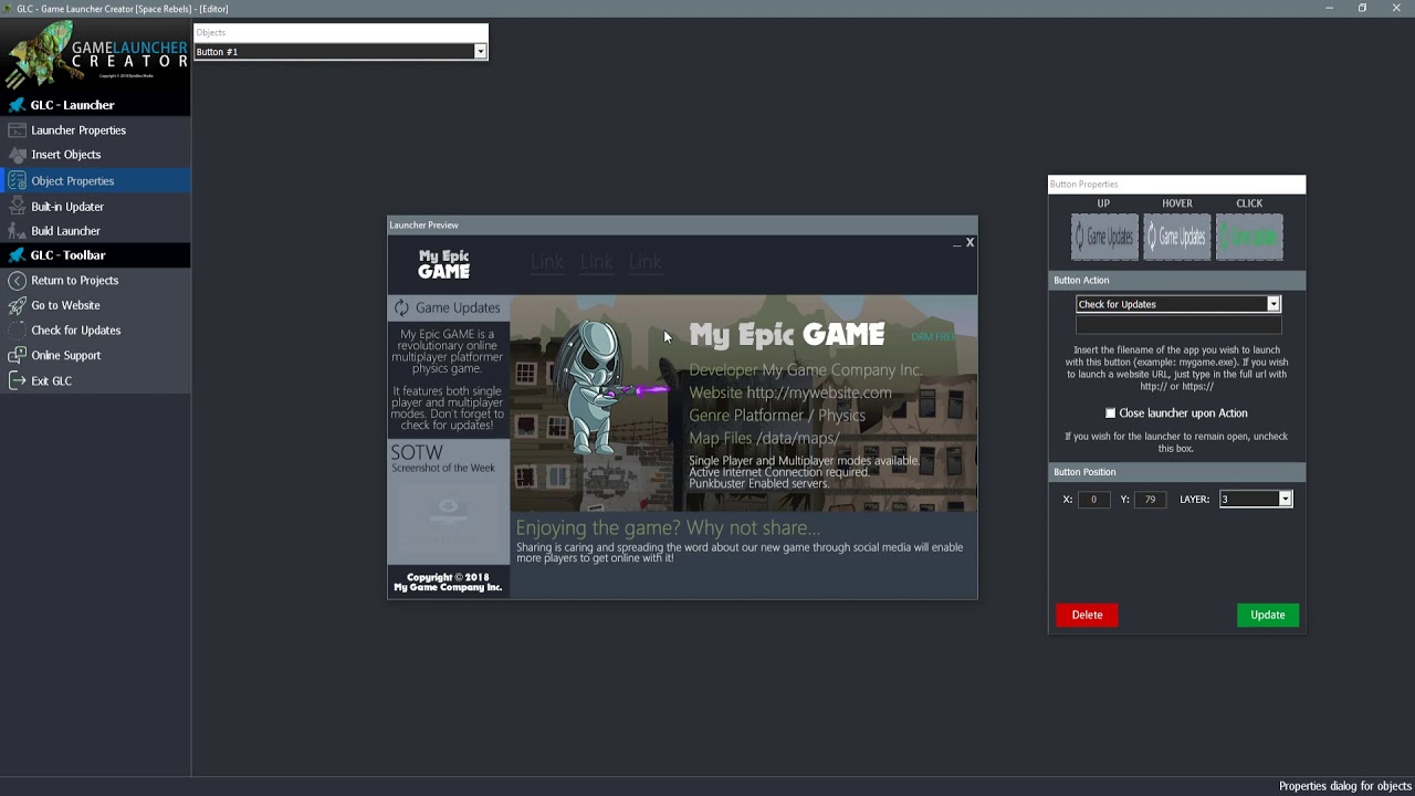 Game Launcher Creator V1