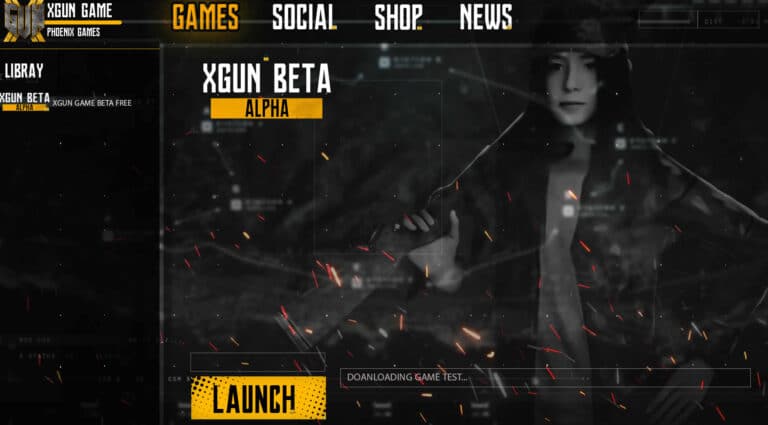 XGUN BETA Game Launcher