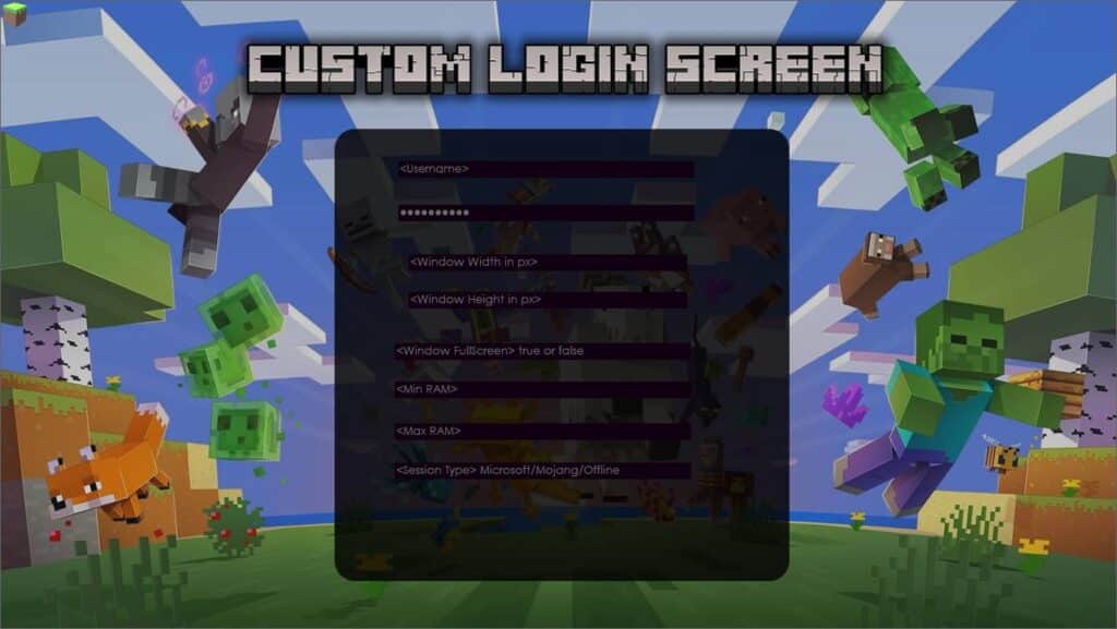 Custom Launcher Login Page in GLCV3