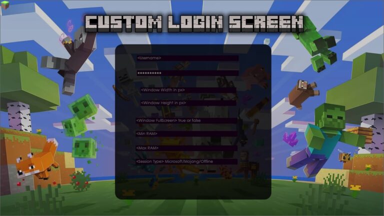 Custom Launcher Login Page in GLCV3