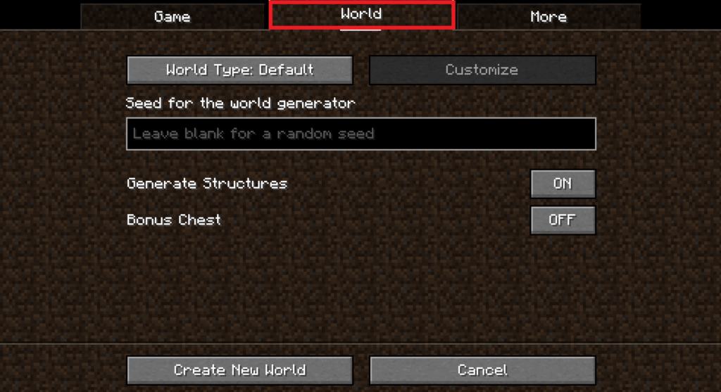 Minecraft Seed Generator