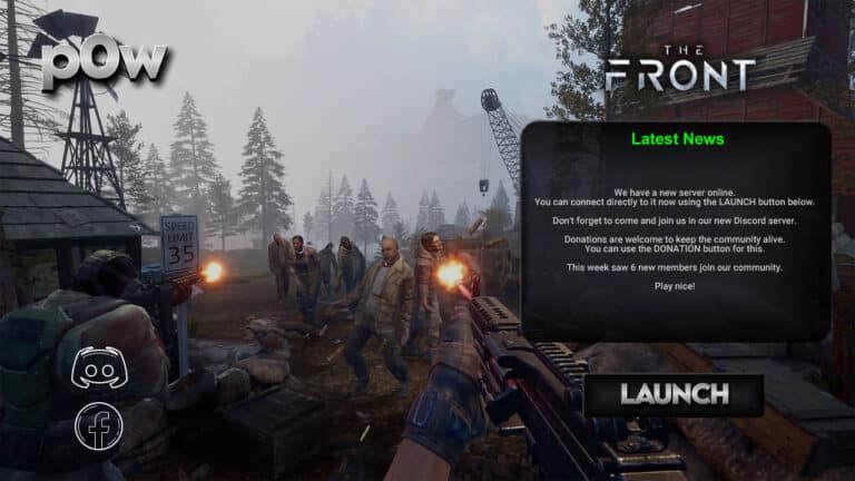 The Front Game Launcher