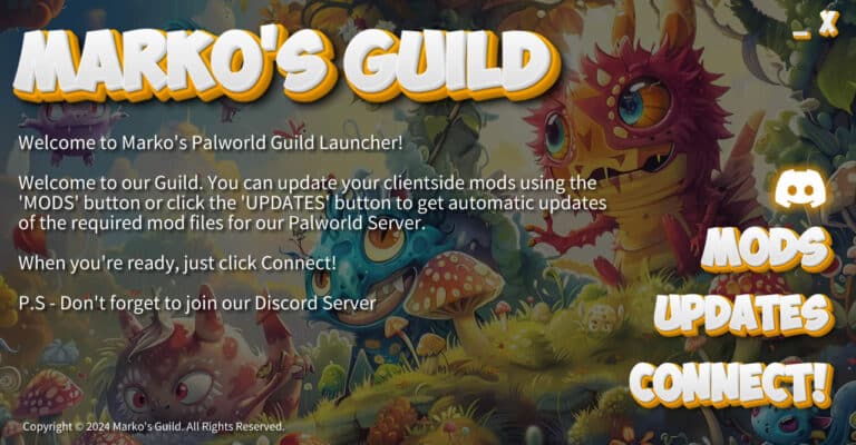 Marko's Custom Palworld Launcher
