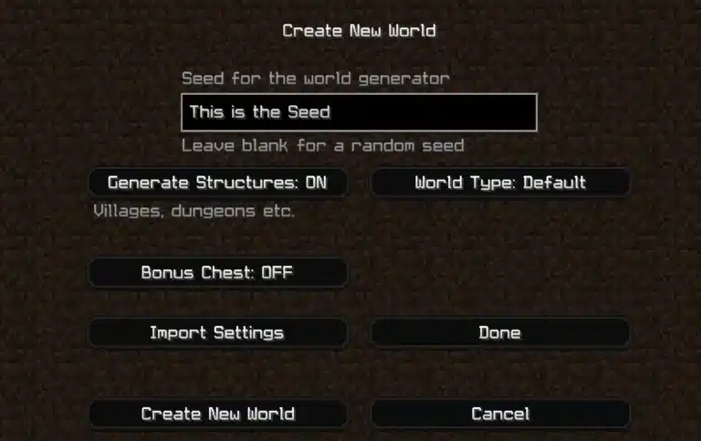 The Best Minecraft Seed Generator - Game Launcher Creator