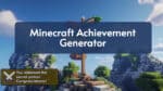 Minecraft Achievement Creator
